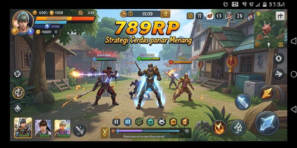 Screenshot menunjukkan aksi strategi mendebarkan dalam permainan 789RP.