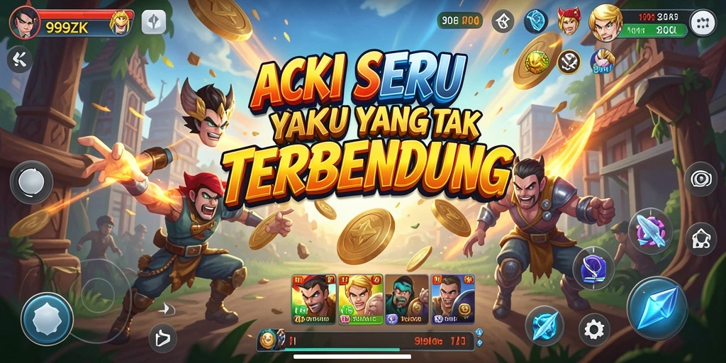 Tangkapan layar menunjukkan adegan aksi mendebarkan di 999ZK.