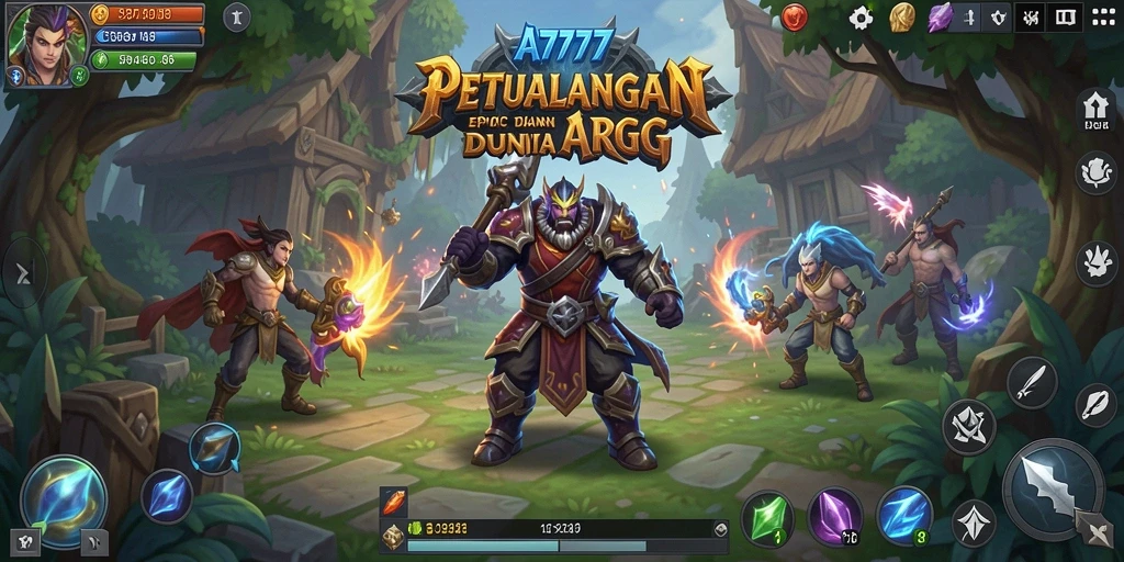 Tampilan gameplay A7777 dengan aksi ARPG yang mendebarkan.