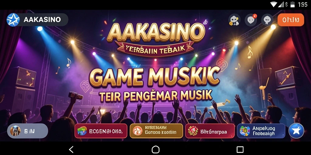 Gameplay seru AAKASINO dengan tantangan musik.