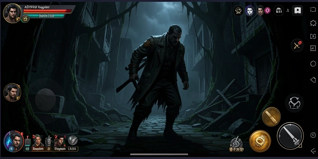 Screenshot gameplay ADI99 menampilkan suasana mencekam yang mendebarkan.