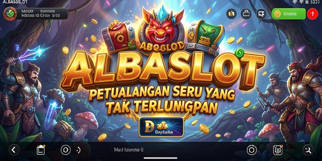 Tampilan gameplay ALBASLOT yang memukau dan menantang.