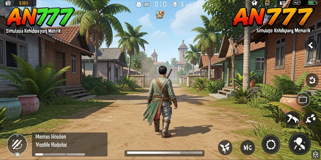 Tampilan menarik dari gameplay AN777 menunjukkan interaksi karakter dan lingkungan.