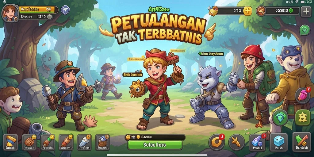 Screenshot menampilkan gameplay menarik dari API36 dalam genre Idle.