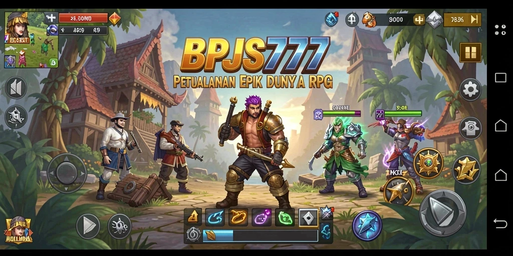 Tampilan gameplay <strong>BPJS777</strong> yang epik dan menampilkan pertempuran seru.