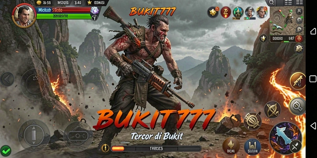 Tangkapan layar menampilkan suasana mencekam BUKIT777 saat menjelajahi bukit terkutuk.
