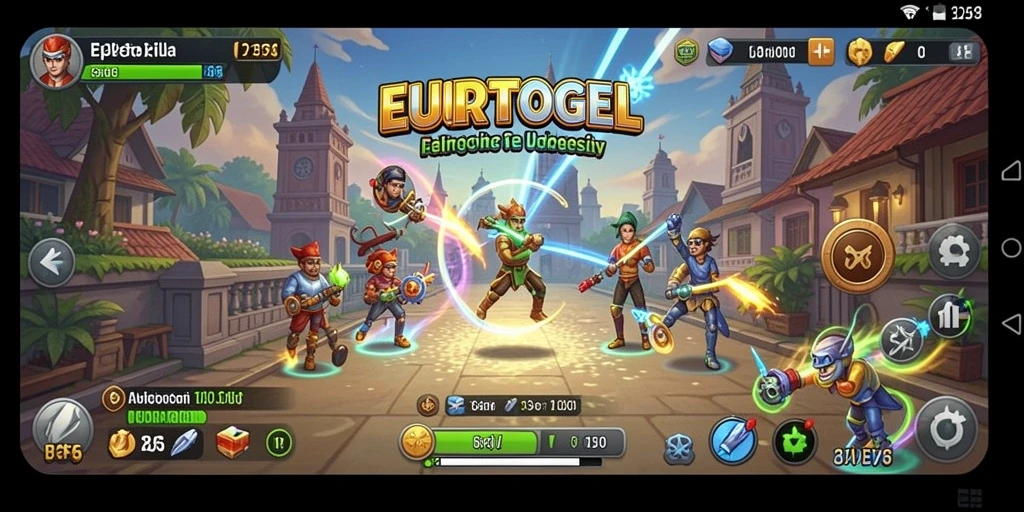 Tampilan aplikasi EUROTOGEL dengan berbagai fitur Utility.