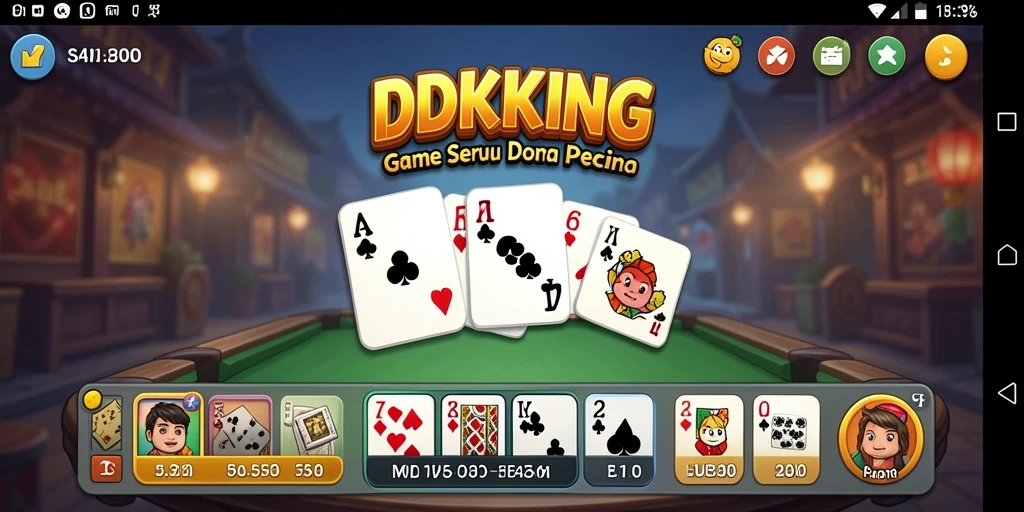 Tampilan gameplay IDRKING yang mengasyikkan dan dinamis.
