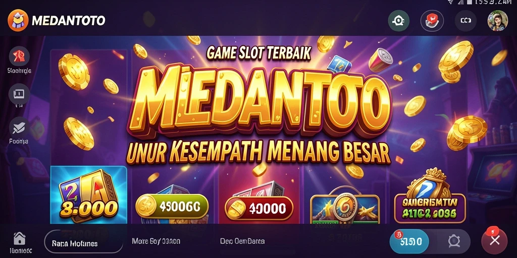 Screenshot gameplay Slot MEDANTOTO yang menampilkan keseruan bermain.