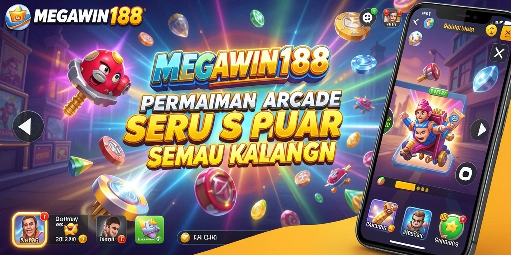 Tampilan gameplay MEGAWIN188 yang seru dan penuh warna.