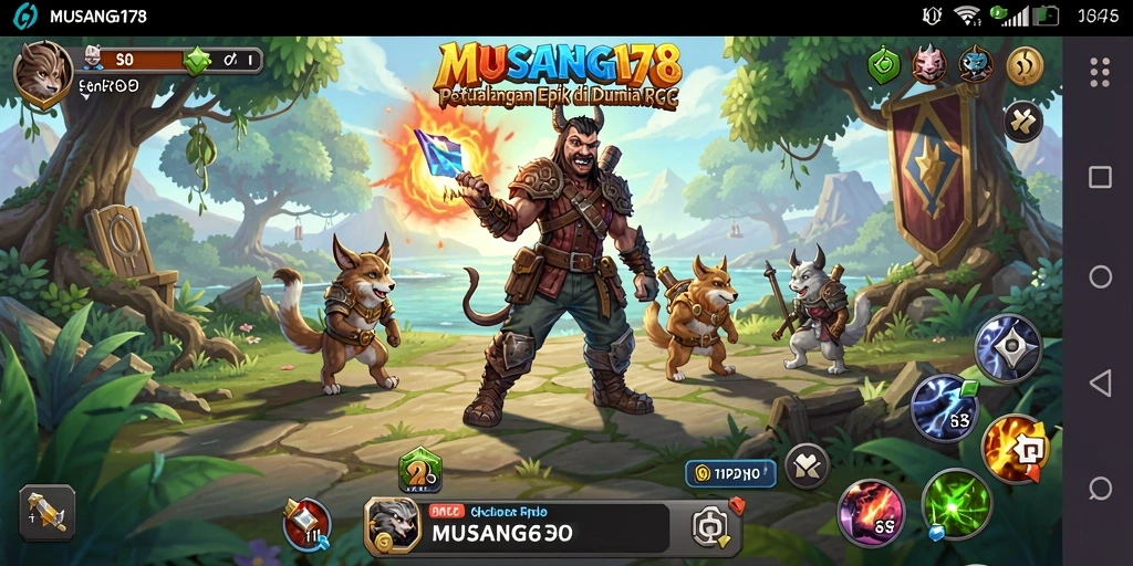 Tampilan menarik dari gameplay RPG MUSANG178 dengan aksi yang mendebarkan.