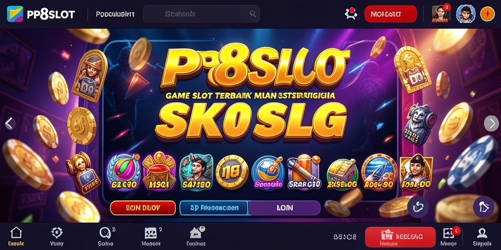Screenshot gameplay PP8SLOT menampilkan slot seru dan strategi.