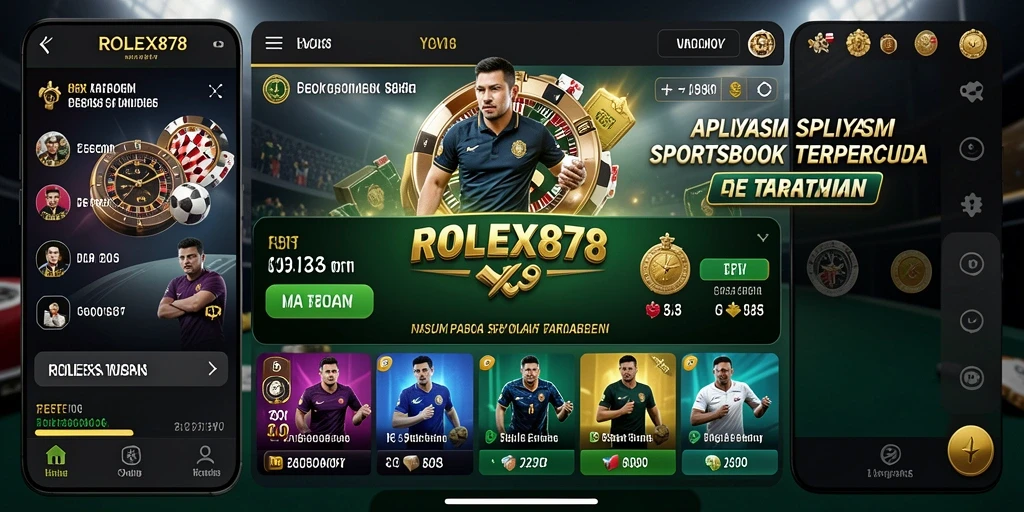 Screenshot utama ROLEX878 menampilkan tampilan taruhan olahraga yang menarik.