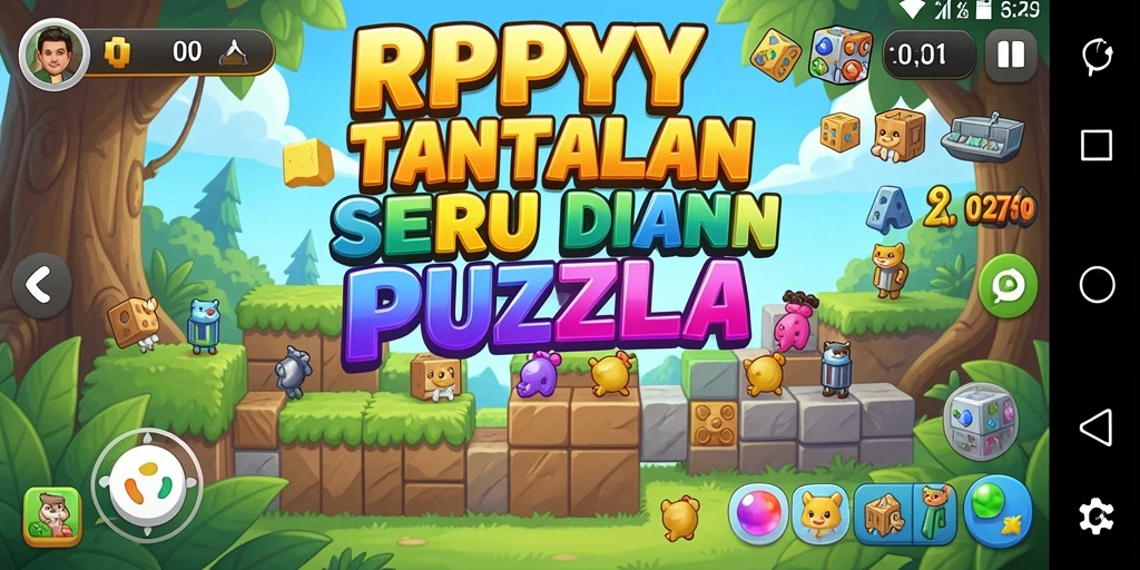 Tampilan gameplay seru dari RPYYY dengan tantangan puzzle yang menarik.
