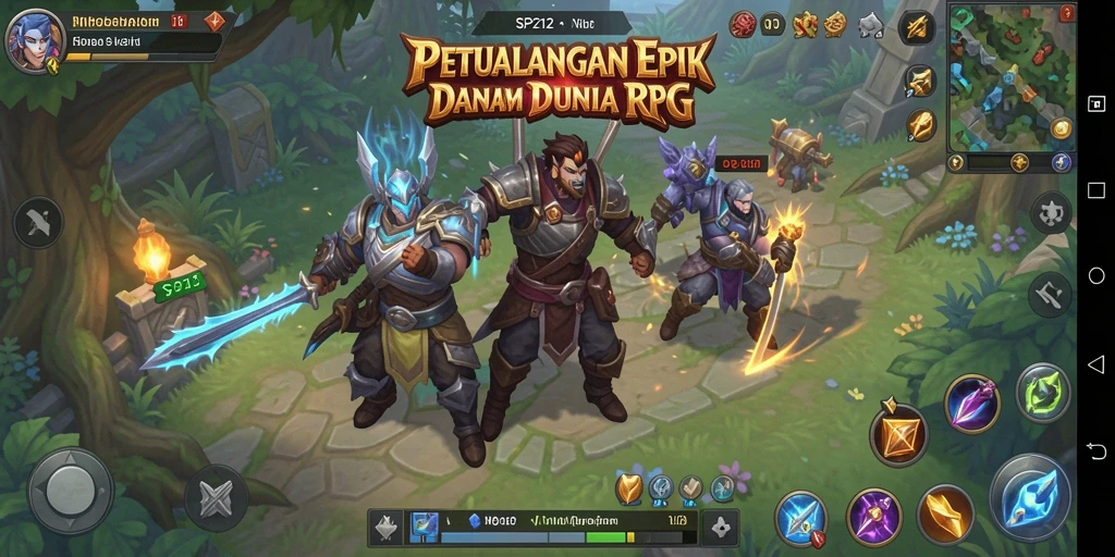 Pengalaman gameplay RPG yang mendebarkan dan penuh tantangan.