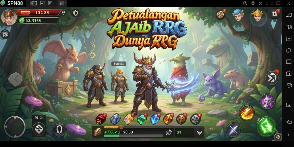 Tampilan antarmuka permainan SPN88 yang menakjubkan dan gameplay yang menarik.