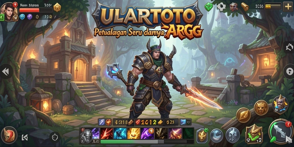 Tampilan gameplay ULARTOTO yang dramatis dan menegangkan.