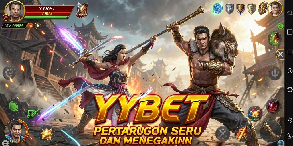 Gameplay YYBET yang seru dan penuh aksi pertarungan.